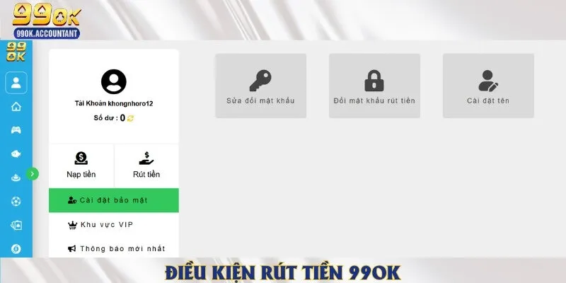 Điều kiện để thực hiện rút thưởng từ nhà cái trực tuyến