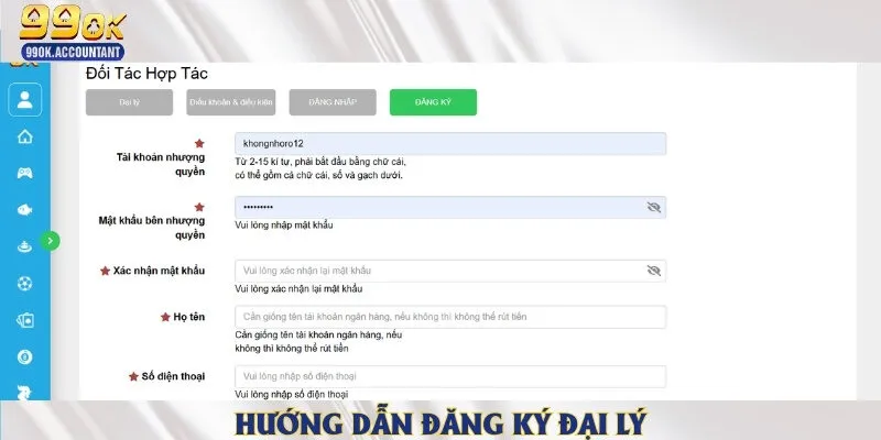 Hướng dẫn các bước đăng ký làm đại lý cùng hợp tác với nhà cái